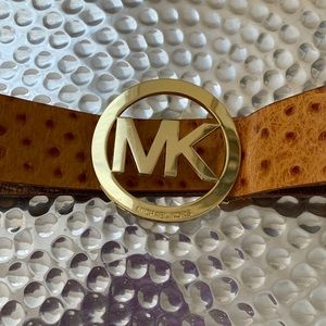 NWOT. Micheal Kors Ostrich Belt
